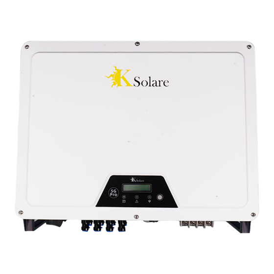 KSolare KSY-30KW User Manual