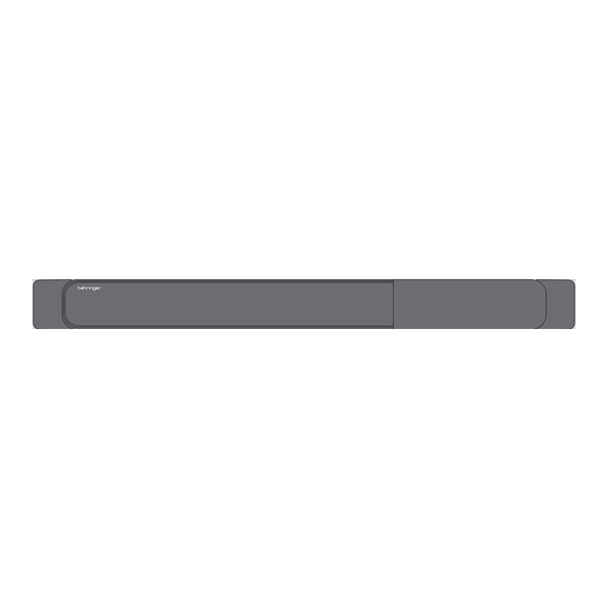 Behringer EUROCOM TN6232 Quick Start Manual