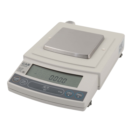CAS CUX Series Owner's Manual