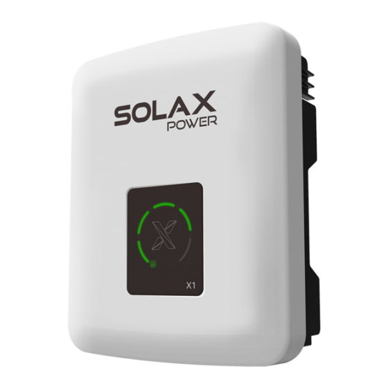 SolaX Power X1-2.5-S-D User Manual