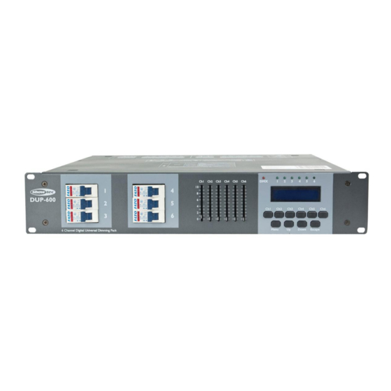 SHOWTEC DUP-600 Manual