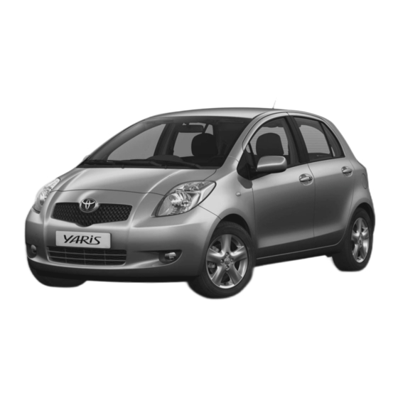 Toyota Yaris 2005 Installation Instructions Manual