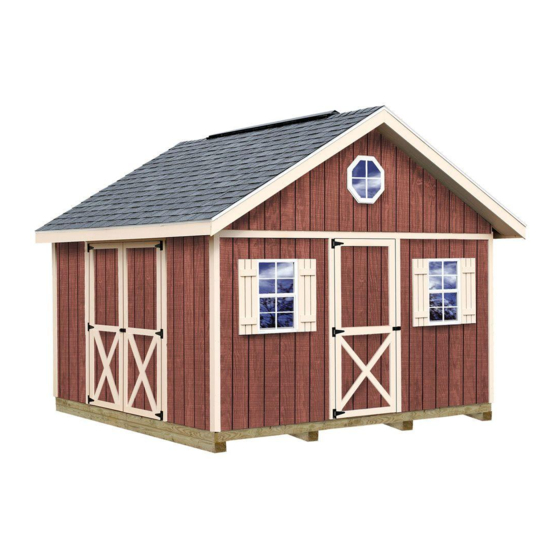 Best Barns Fairview 12x12 Assembly Book