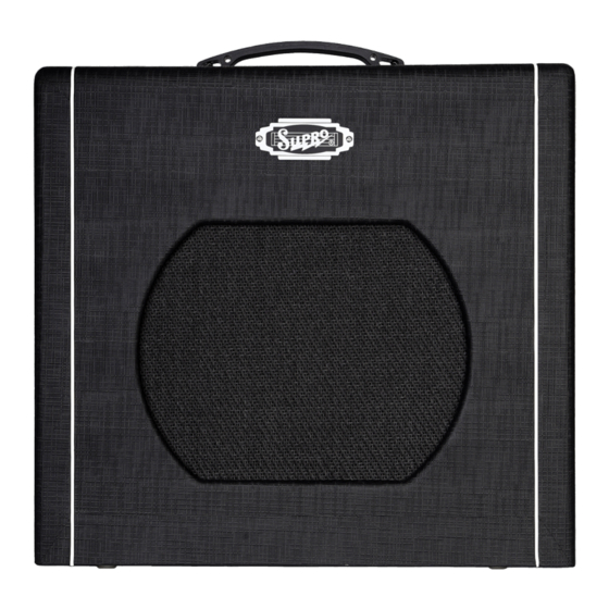 SUPRO 1812R Blues King 12 User Manual
