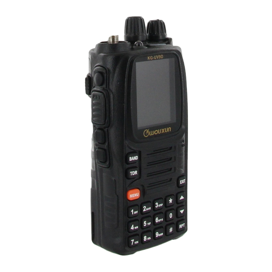 Wouxun KG-UV9D Manual