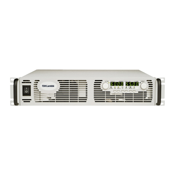 TDK-Lambda GEN 150-22 ABCDE User Manual
