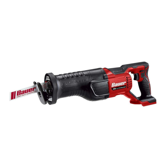 Bauer 2075CR-B Owner's Manual & Safety Instructions