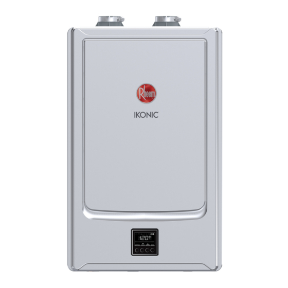 Rheem IKONIC RTGH-S11i Manual