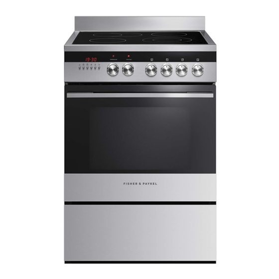 Fisher & Paykel OR60 Installation Instructions And User Manual