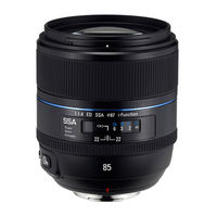Samsung 85mm F1 .4 ED SSA User Manual