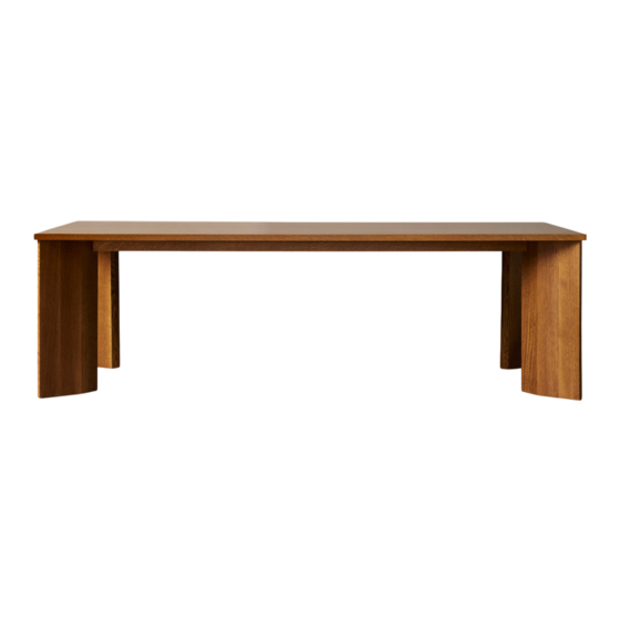 Maiden Home York Dining Table Assembly Instructions Manual
