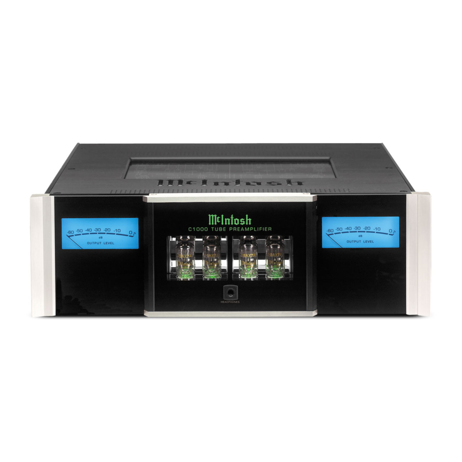 McIntosh C1000 Owner's Manual