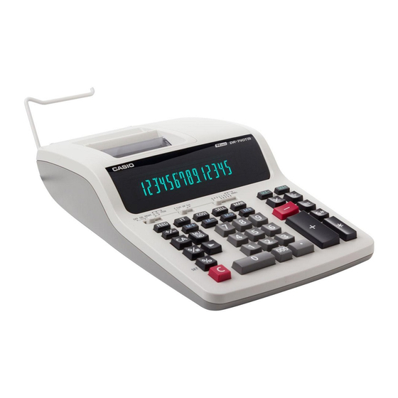 Casio DR-250TM User Manual