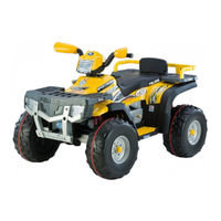 Peg-Perego Polaris Sportsman 850 Twin Use And Care Manual