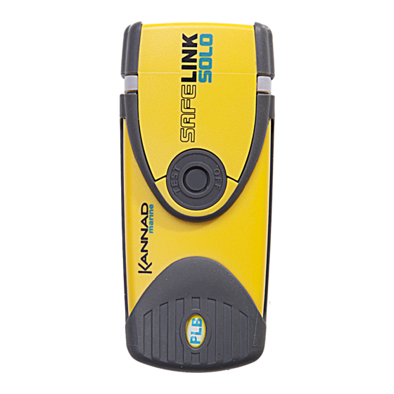 Kannad SafeLink SOLO User Manual
