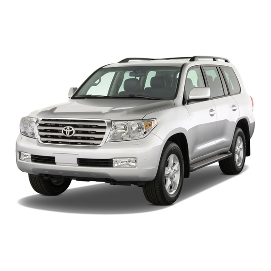 Toyota 2009 Land Cruiser Quick Reference Manual