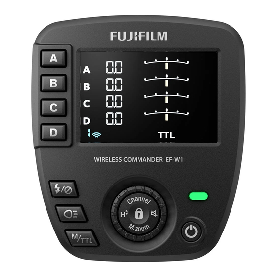 FujiFilm EF-W1 Owner's Manual