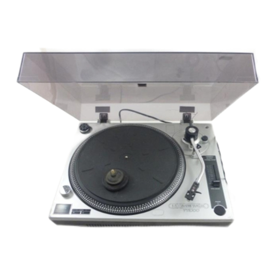 HomeMix TT-1000M DJ turntable package Manuals