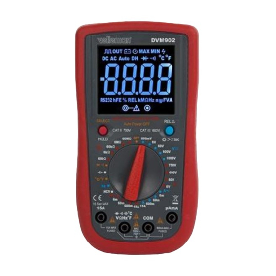 Velleman 2298892 User Manual