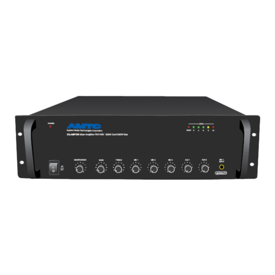 AMTC EQ-AMP350 Instruction Manual