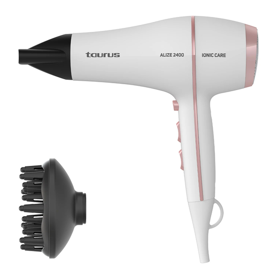 Taurus Alize 2400 Ionic Care Manuals