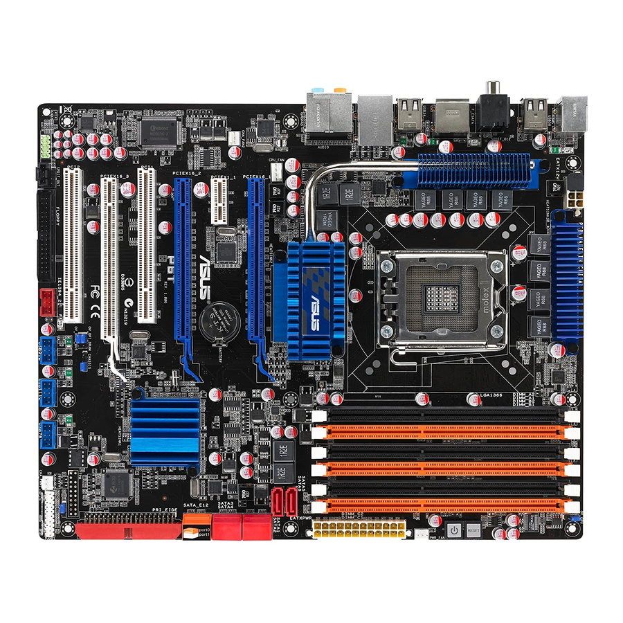 Asus P6T DELUXE/OC PALM - Motherboard - ATX Manuals