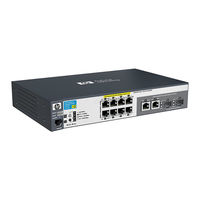 HP ProCurve 2520G-PoE Installation And Getting Started Manual