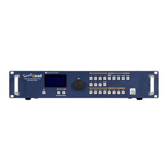 Analog way Smart Quad Quick Start Manual