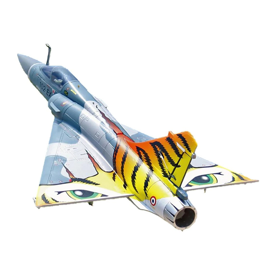 Freewing FJ2061 Mirage 2000 C Manuals