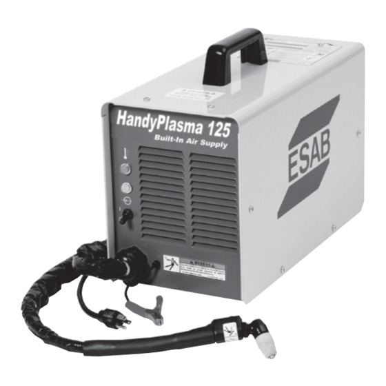 ESAB HANDY PLASMA 125 Instruction Manual