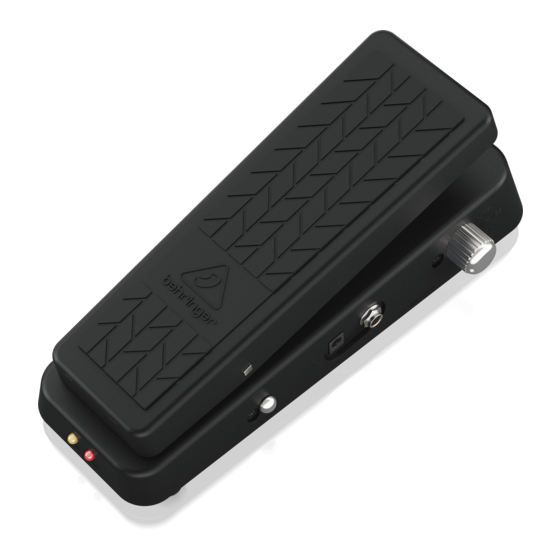 Behringer HELLBABE HB01 User Manual