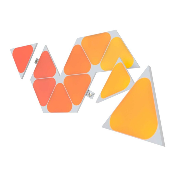 Nanoleaf Shapes Mini Triangles Expansion Pack Quick Start Manual