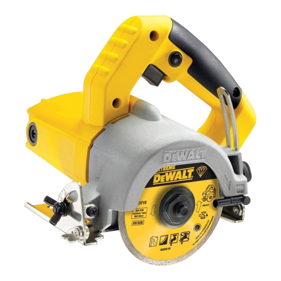 DeWalt DWC410 Original Instructions Manual