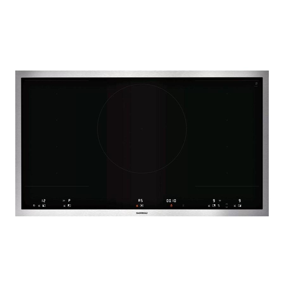 Gaggenau VI 492 613 Use And Care Manual