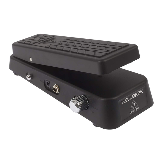 Behringer HELLBABE HB01 Manual