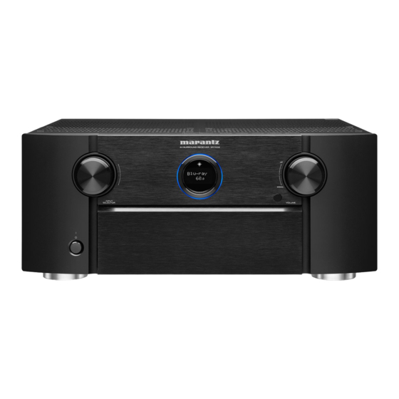 Marantz SR7008 Getting Started