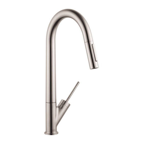 Axor Starck 10821000 Manuals