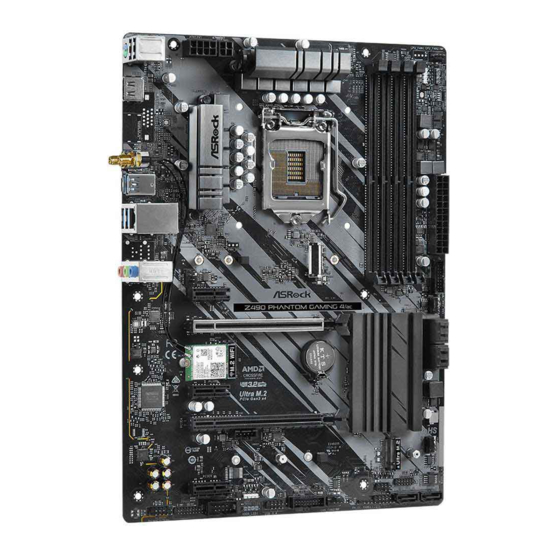 ASROCK Z490 Phantom Gaming 4/ac Manuals