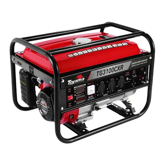 Toyama TG3100CXR Owner's Manual