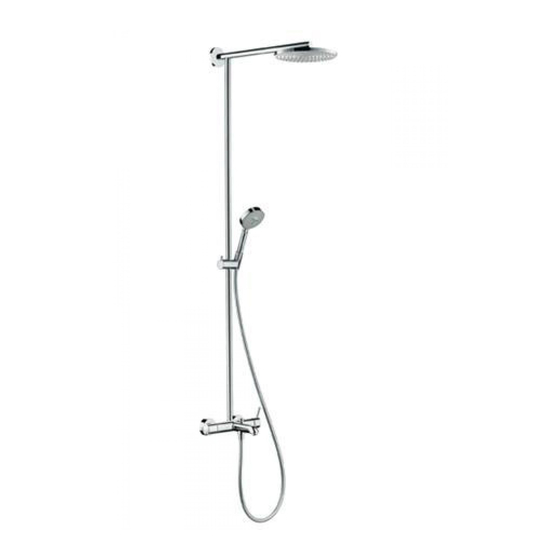Hans Grohe Raindance Showerpipe 27101000 Instructions For Use/Assembly Instructions