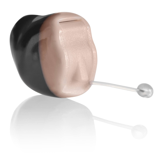 Starkey SoundLens Synergy iQ Quick Start Manual