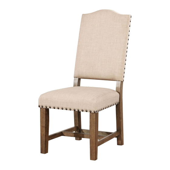 Furniture of America Julia CM3014SC-2PK Assembly Instructions