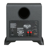 Klipsch Reference Series RPW-10 Owner's Manual