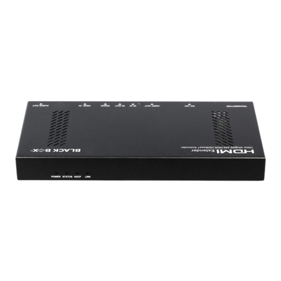 Black Box AVX-HDMI2-HDB-R2 User Manual