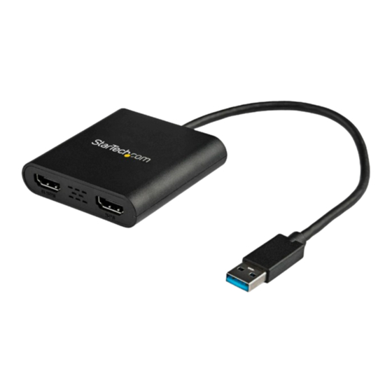 StarTech.com USB32HD2 Product Manual