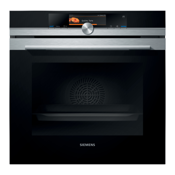 Siemens HS658GX 7 Series User Manual And Installation Instructions
