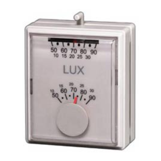 LUX T20-1141SA - HEATING ONLY THERMOSTAT Manual