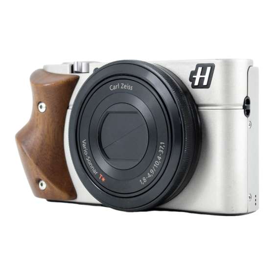 Hasselblad Stellar Instruction Manual