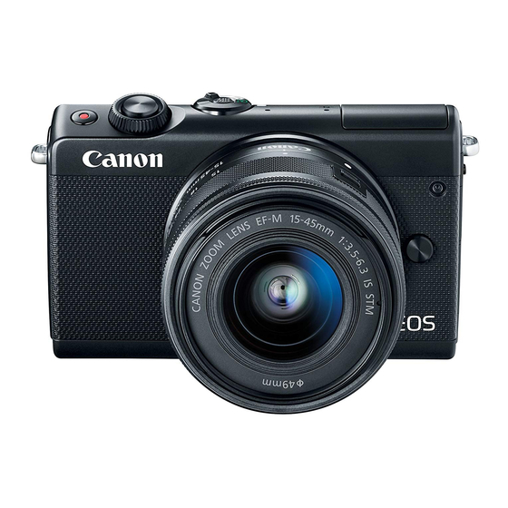 Canon EOS M100 Getting Started Manual