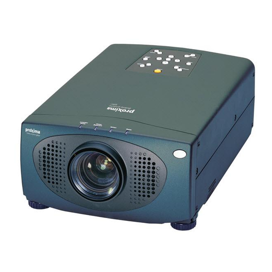 Proxima Desktop Projector 9260 User Manual